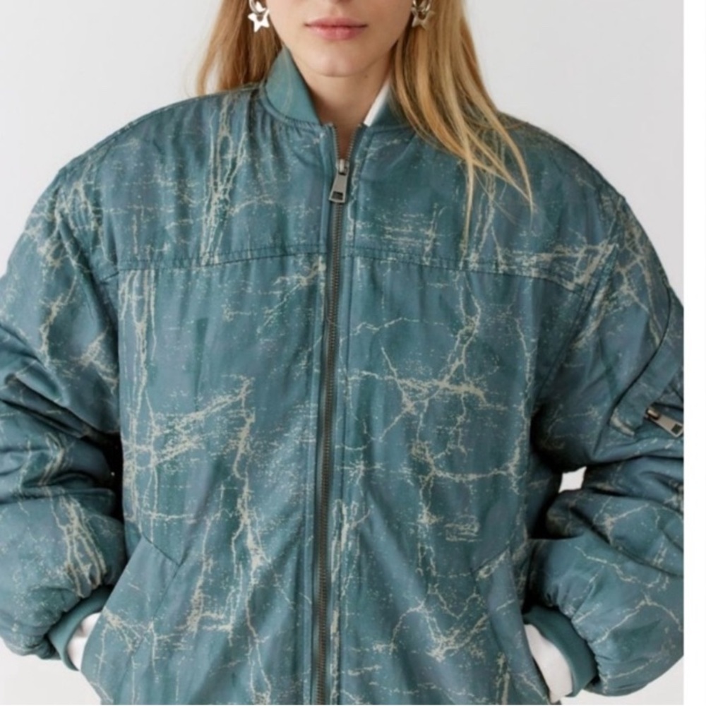 BDG Marcy Nylon Bomber Jacket - Picture 10 of 10
